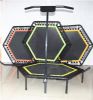 commercial high quality jump indoor mini gymnastic hexagon tramp